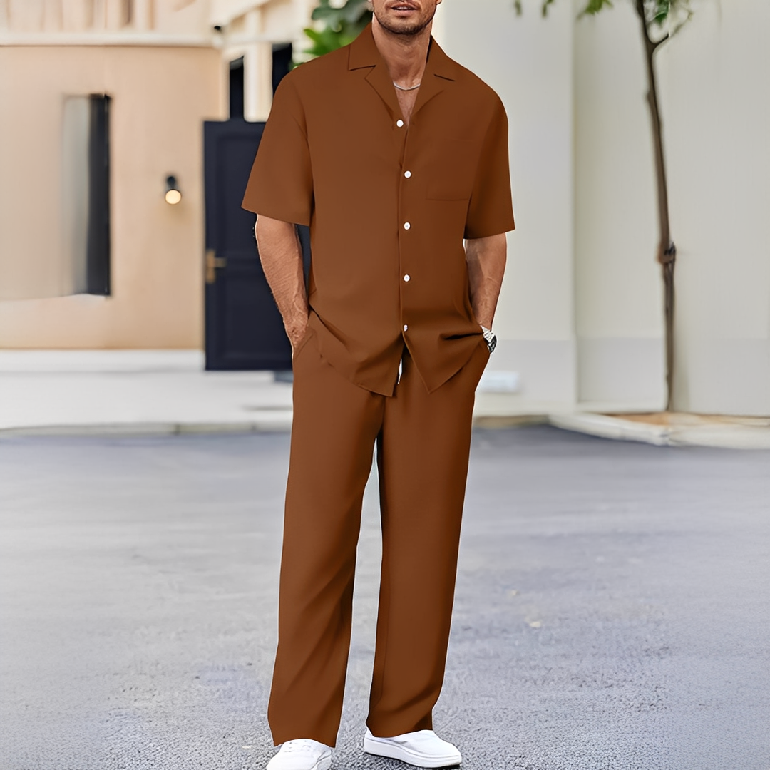 Drian - Elegantes Set aus Hemd und Hose für Herren