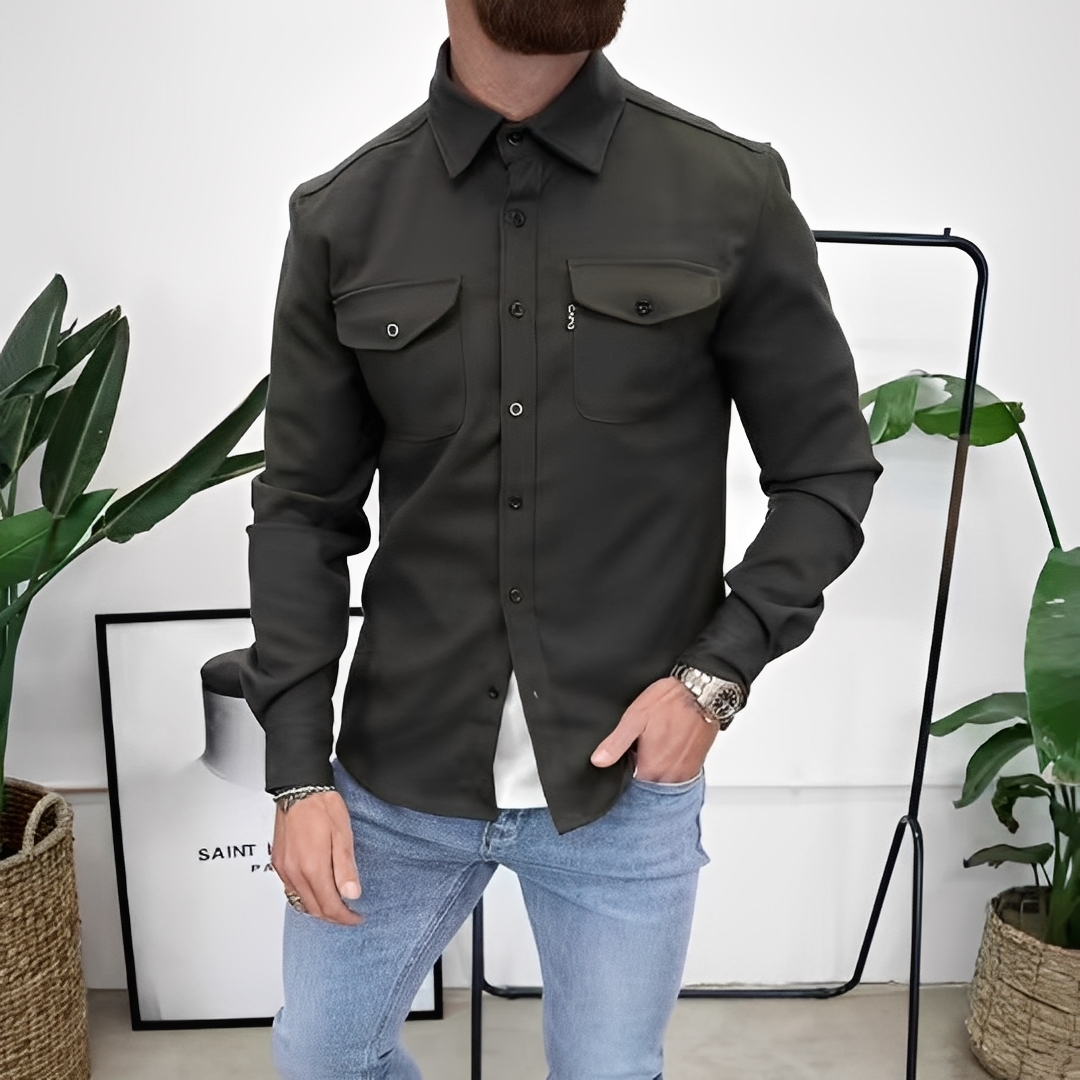 Aadolf - Herrenjacke im übergroßen und lockeren Stil