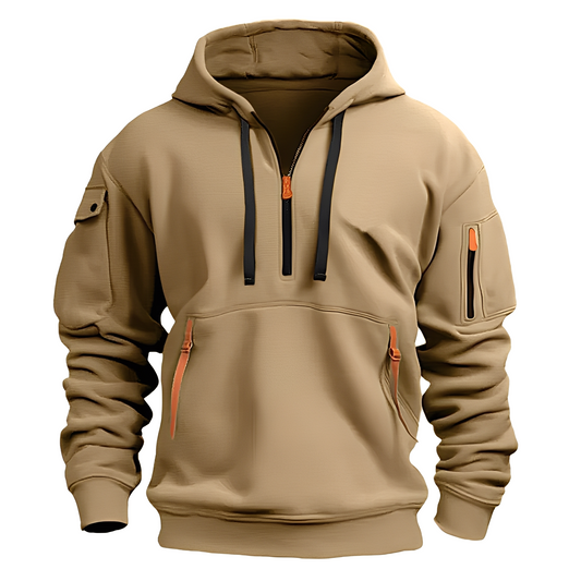 Cornell - Komfortabler Herren-Hoodie mit Reißverschluss