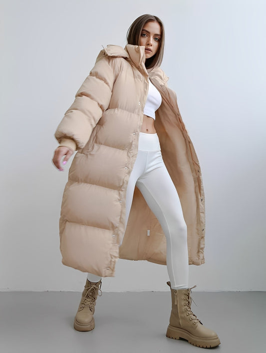 Eloise - Moderner, locker geschnittener Damenkapuzenmantel