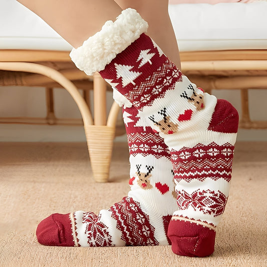 Kassia - Warme Damen-Weihnachtssocken