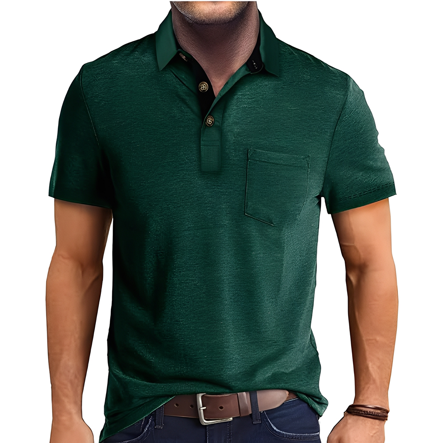 Abner - Traditionelles Herren-Poloshirt mit kurzen Ärmeln