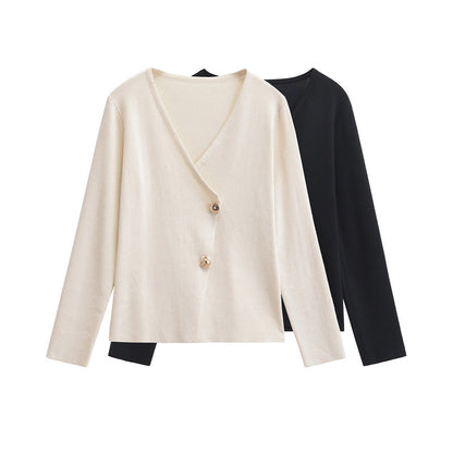 Helena - Schicker asymmetrischer Damen-Strickcardigan