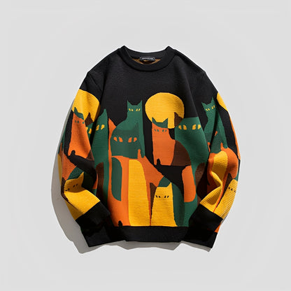 Davin - Modischer Pullover mit Print für Herren