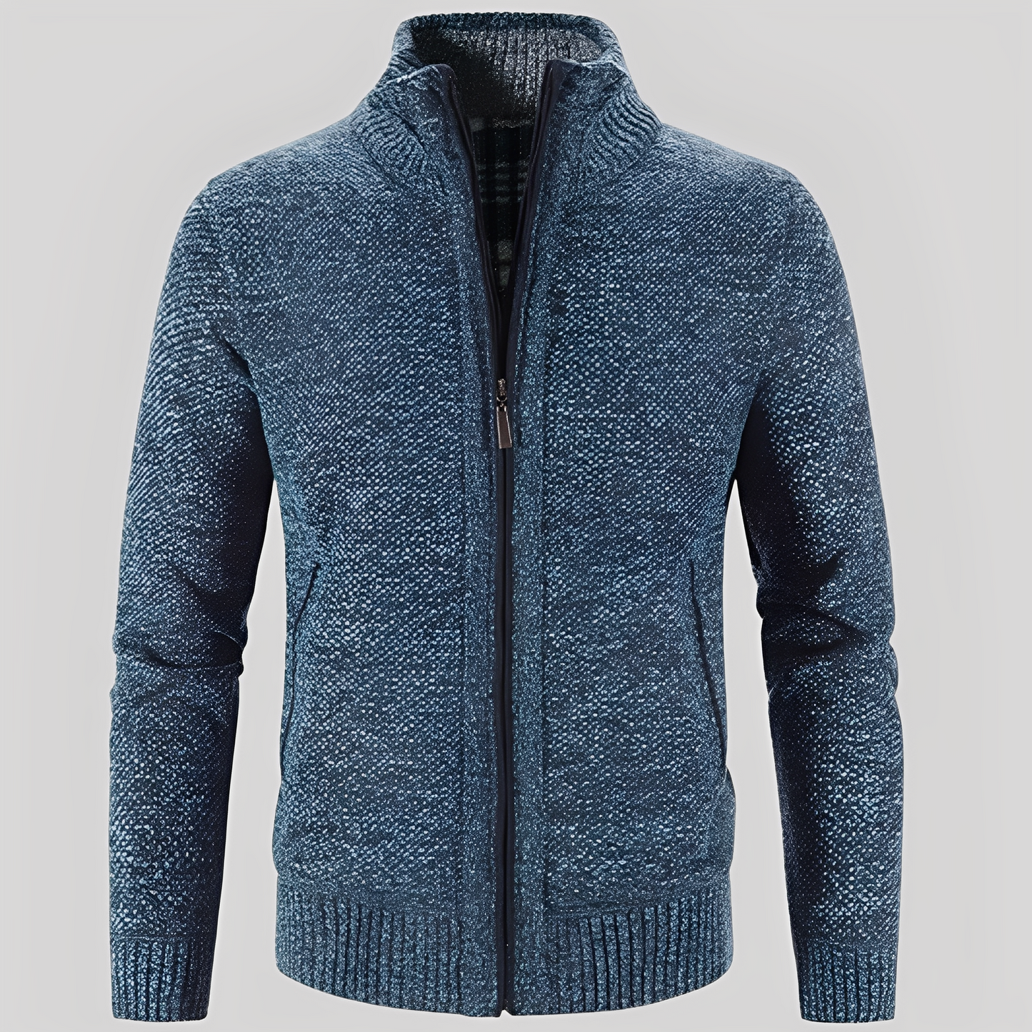 Kelvin - Einfache Herrenjacke mit Reißverschluss