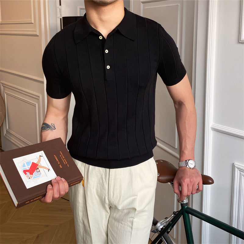 Tyrone - Herren-Poloshirt aus weichem Strick für Komfort