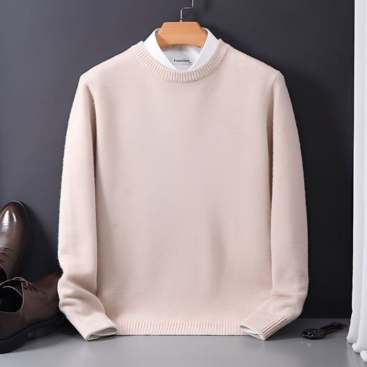 Esmund - Bequemer, lässig geschnittener Kaschmirpullover für Herren