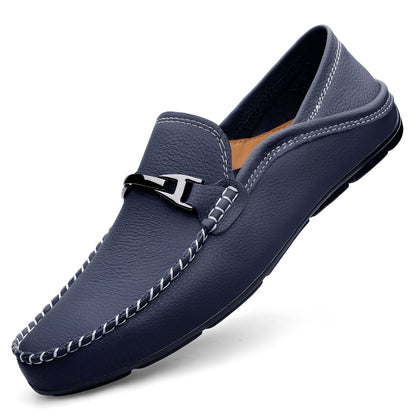 Ronald - Elegante und legere Herren-Leder-Slipper