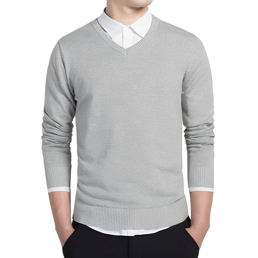 Tom - Herren-Kaschmir-V-Neck-Pullover
