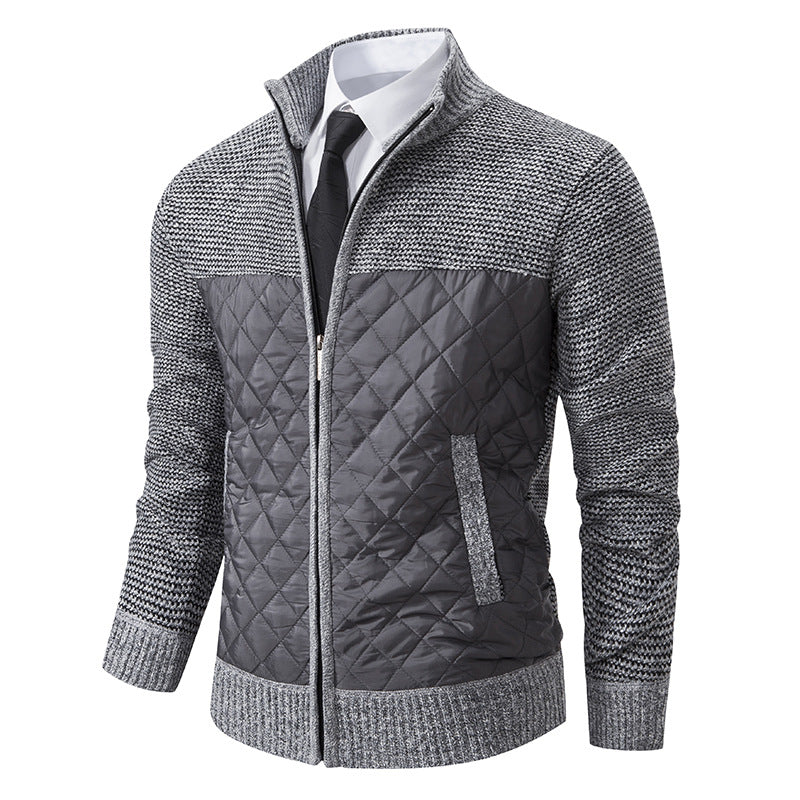 Denton - Elegante und warme Herren-Jacke aus Jacquard-Twill