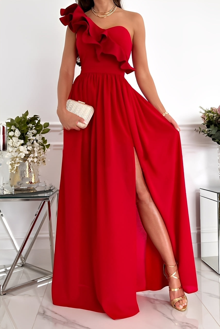Tahlia - Schickes Damenkleid mit Rüschen, ohne Träger