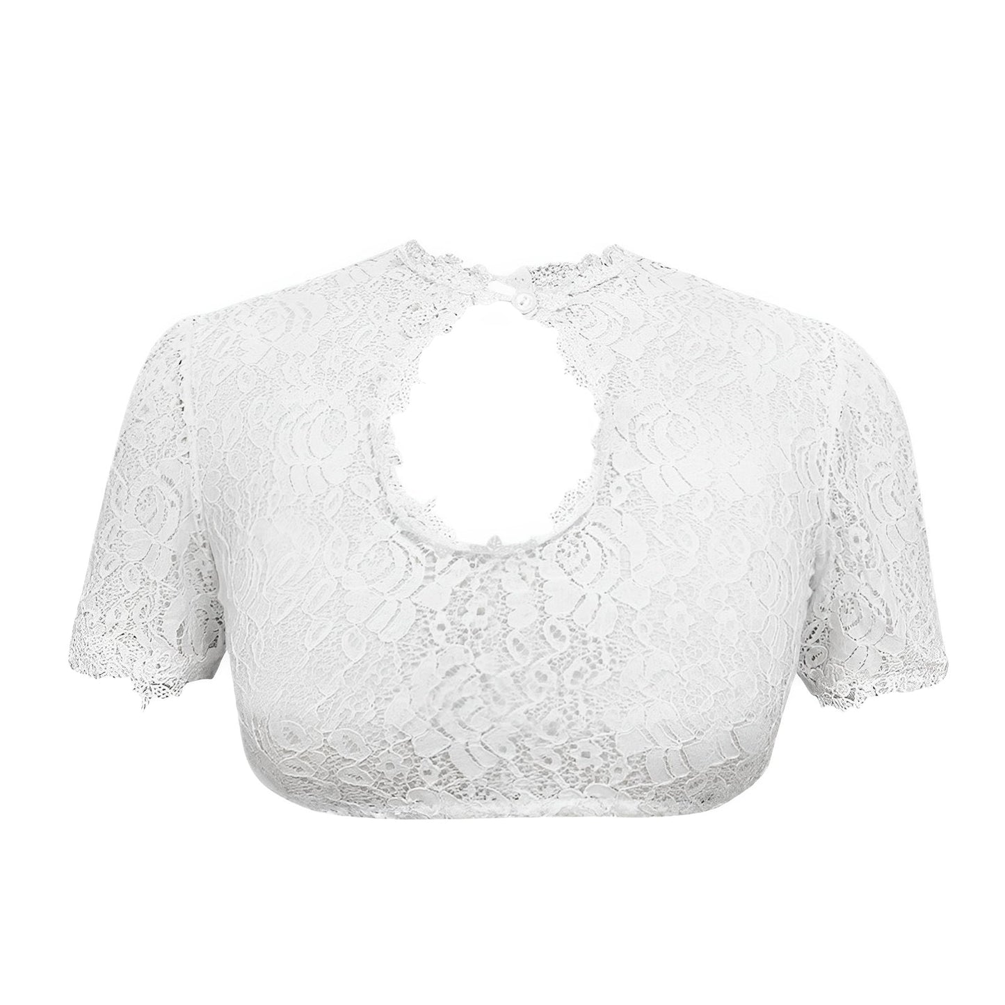 Selby - Damen-Bluse mit Spitze für das Oktoberfest