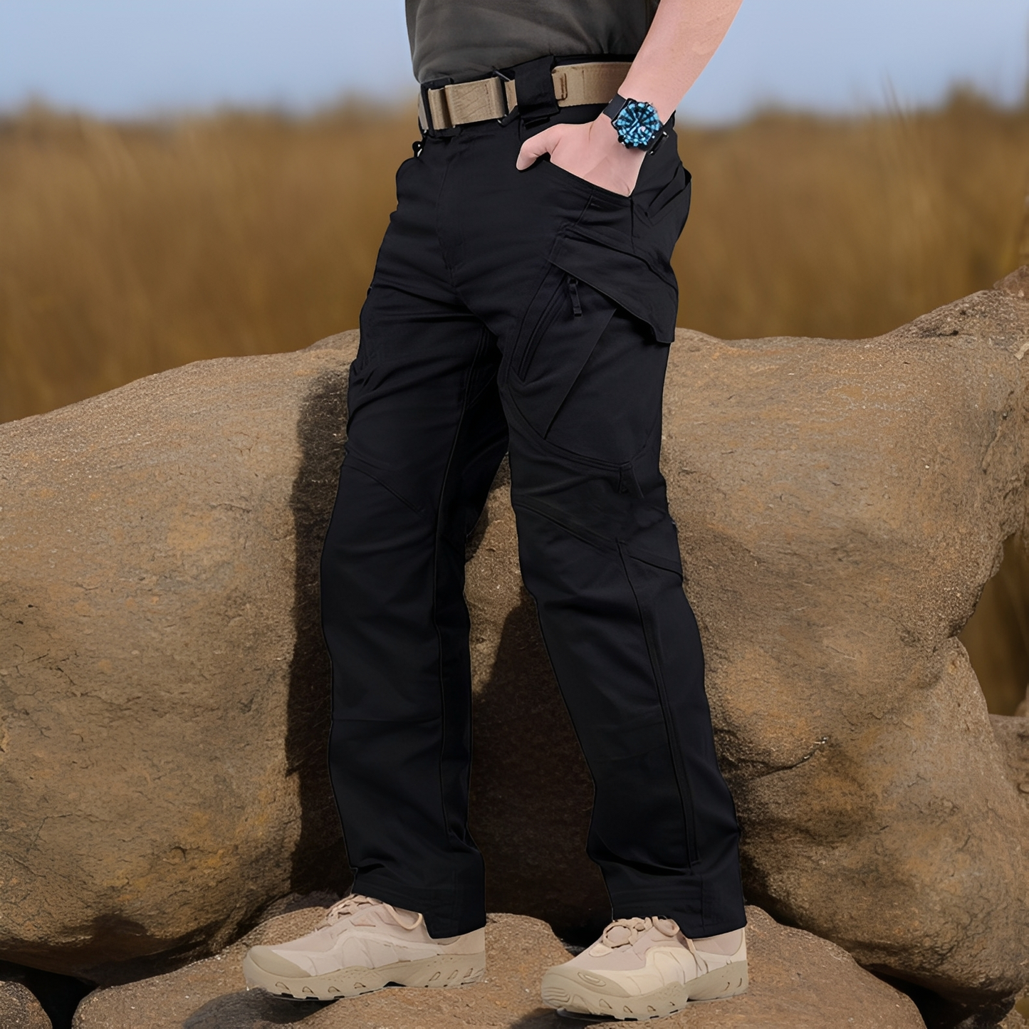 Matteo - Taktische Cargohose mit geradem Schnitt für Herren