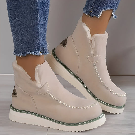 Ashlee - Damen-Winterstiefel mit Keilabsatz