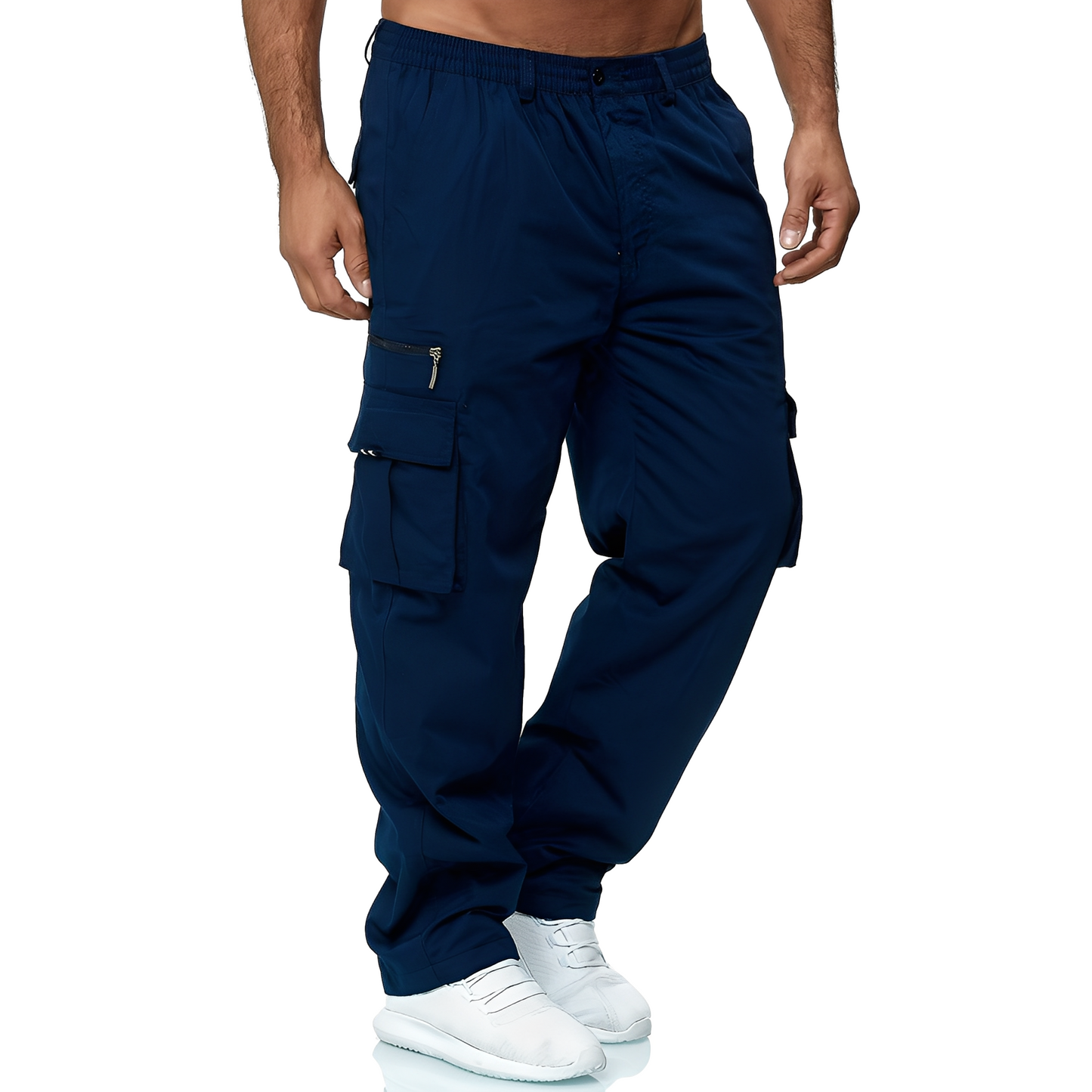 Randolf - Bequem weite Cargo-Hose für Männer