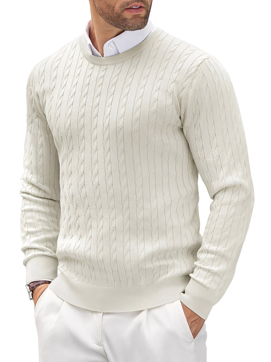 Romilly - Komfortabler, schmal geschnittener Herrenpullover
