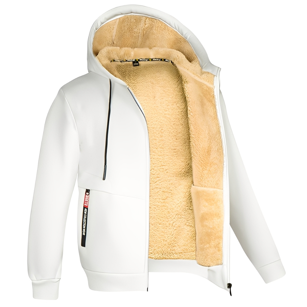 Raphael - Herren-Kapuzenjacke mit kuscheligem Fleece-Innenfutter