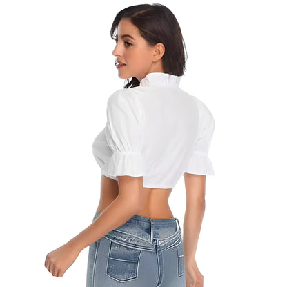 Zenia - Schicke traditionelle Oktoberfestbluse für Damen
