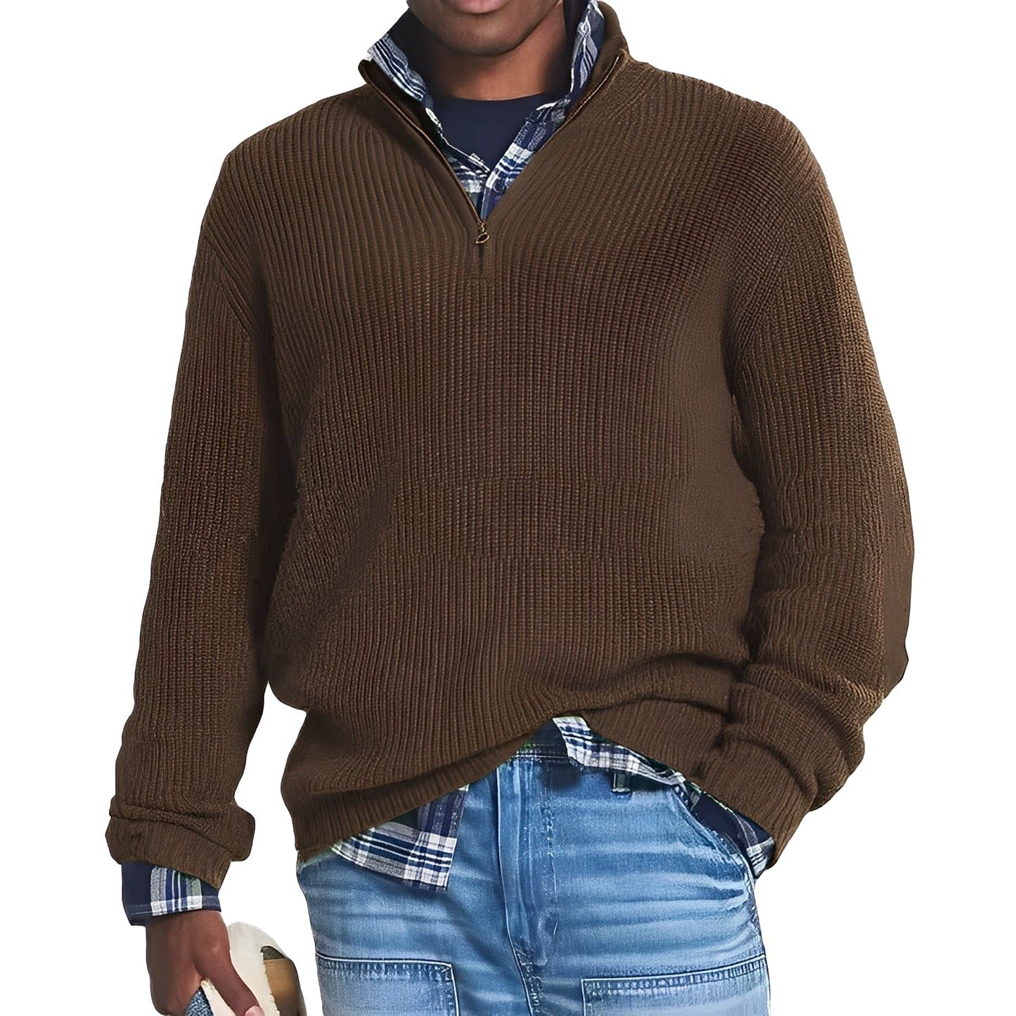 Nickolas - Einfacher, gemütlicher Herrenpullover