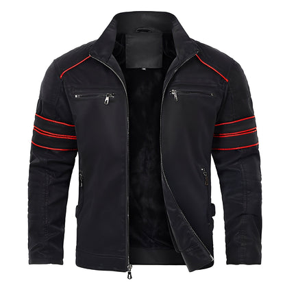 Jerold - Moderne Motorradlederjacke für Herren