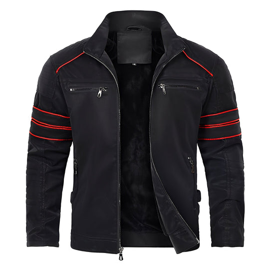 Jerold - Moderne Motorradlederjacke für Herren