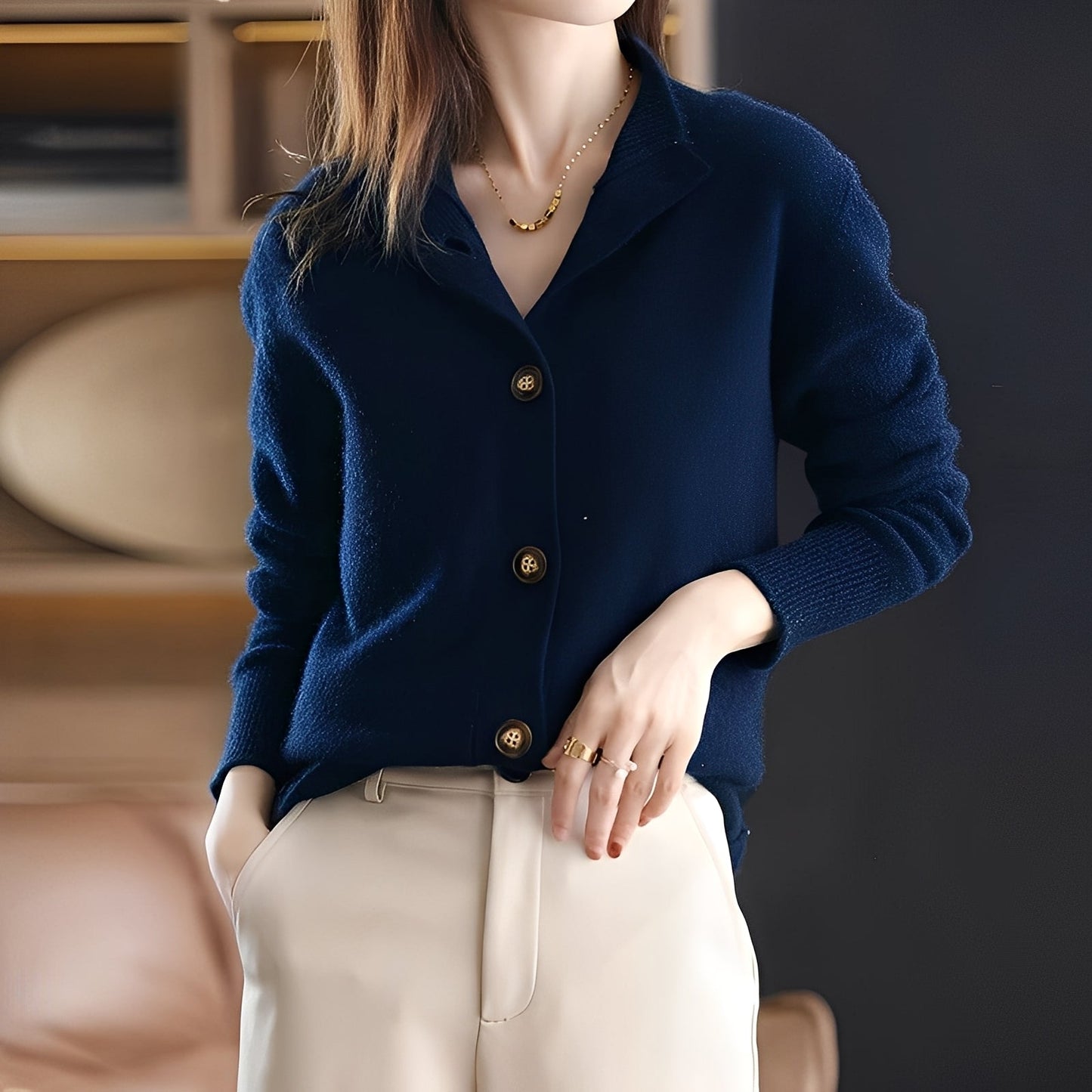 Michelle - Eleganter, entspannter Damen-Cardigan