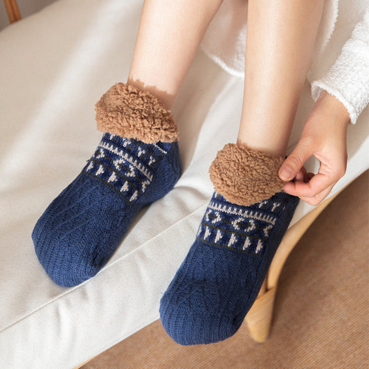 Nichole - Elegante, warme Anti-Rutsch-Socken für Frauen