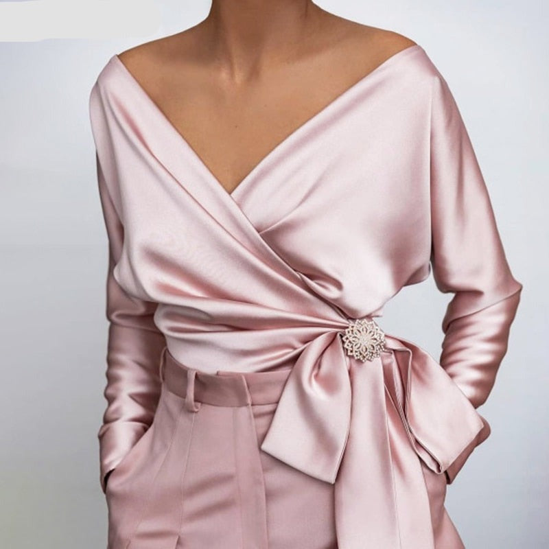 Claudia - Sommer-Seidenbluse