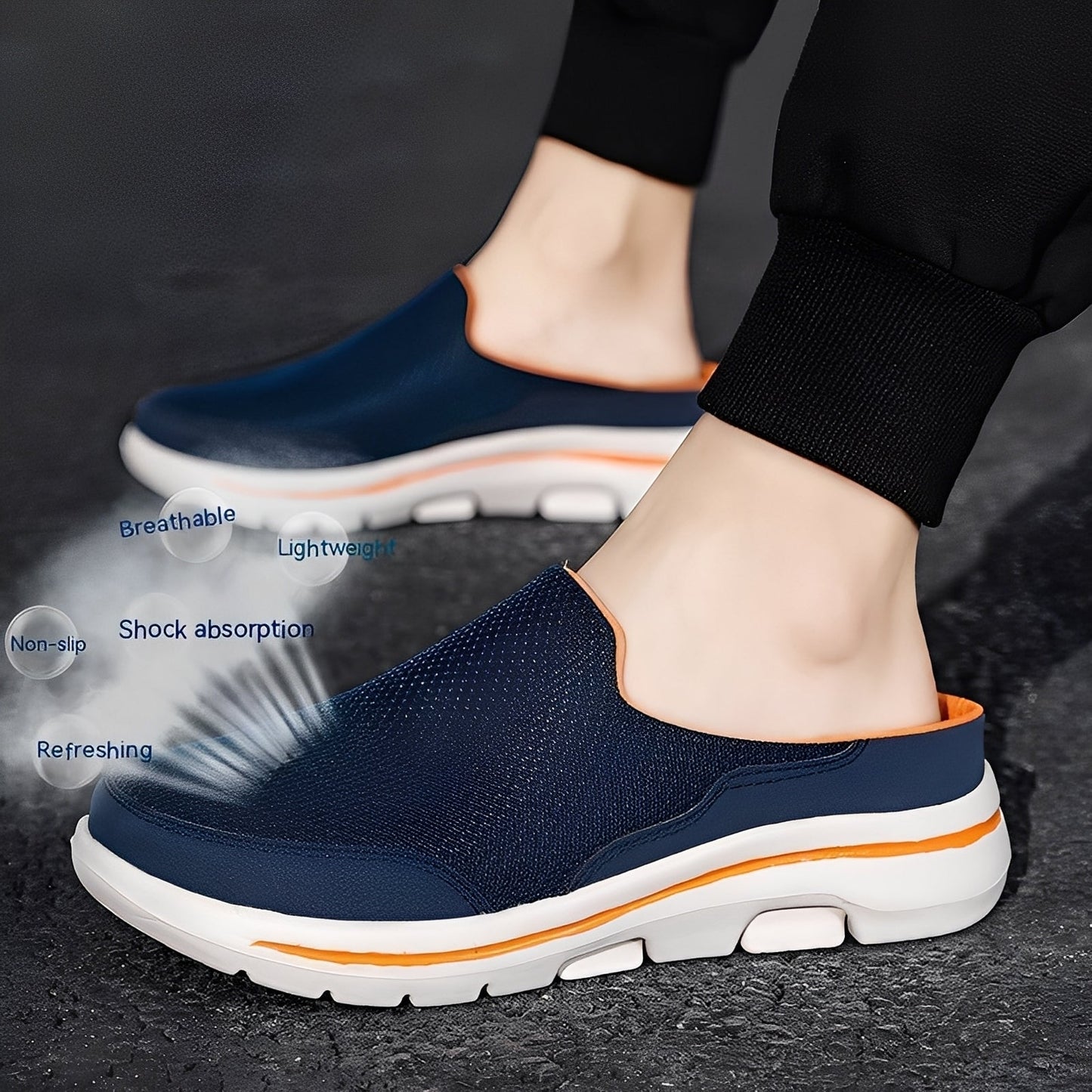 Harrison - Bequeme Slip-On-Schuhe mit gepolsterter Sohle