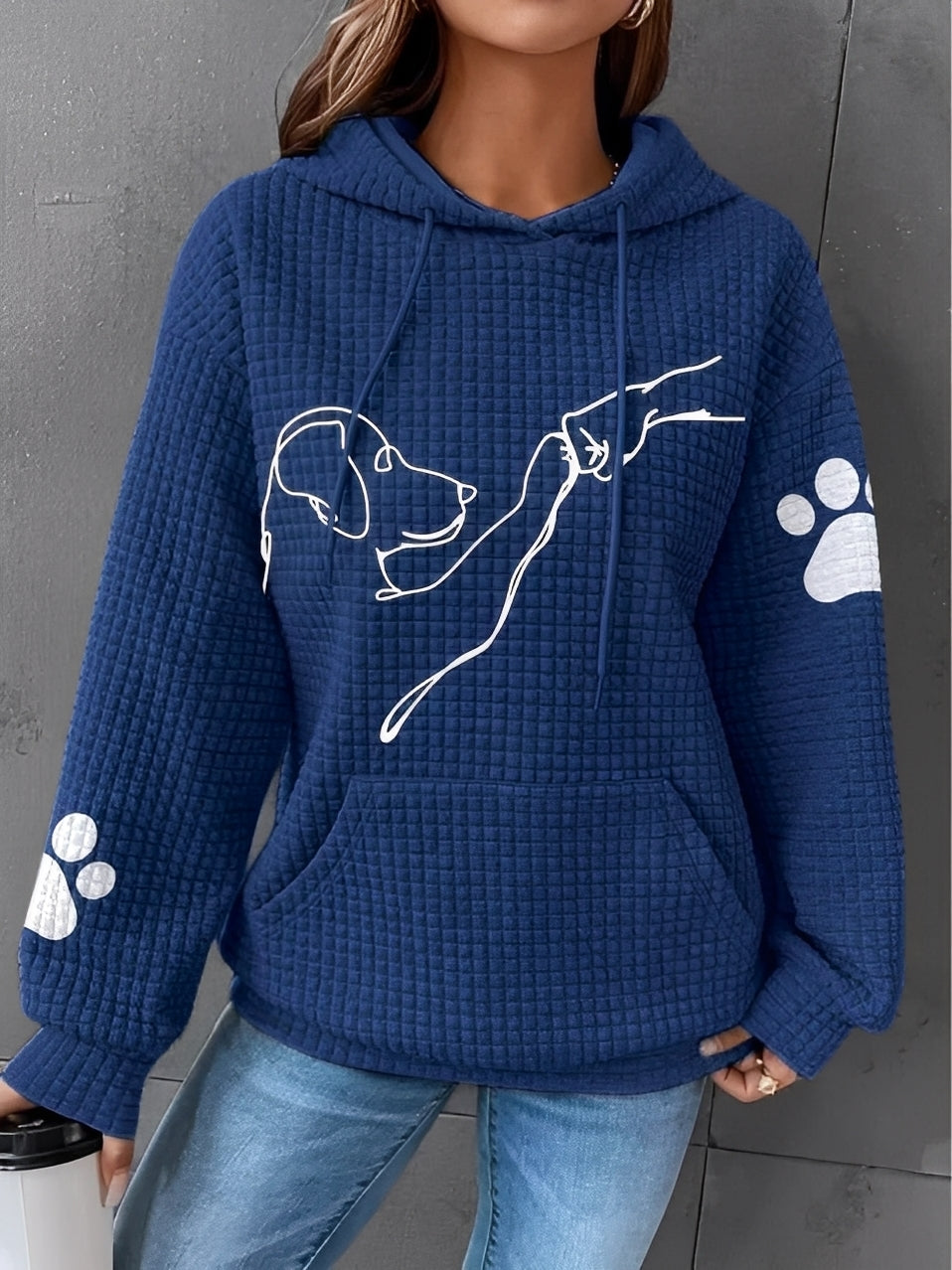Berenice - Bedruckter Damen-Kapuzenpullover für Bequemlichkeit