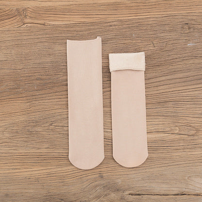 Gloria - Flauschige Samt-Wintersocken für Damen