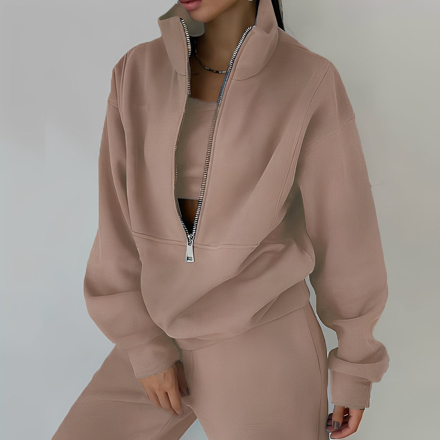 Mélissa - Bequemes lockeres Frottee-Set, zweiteilig