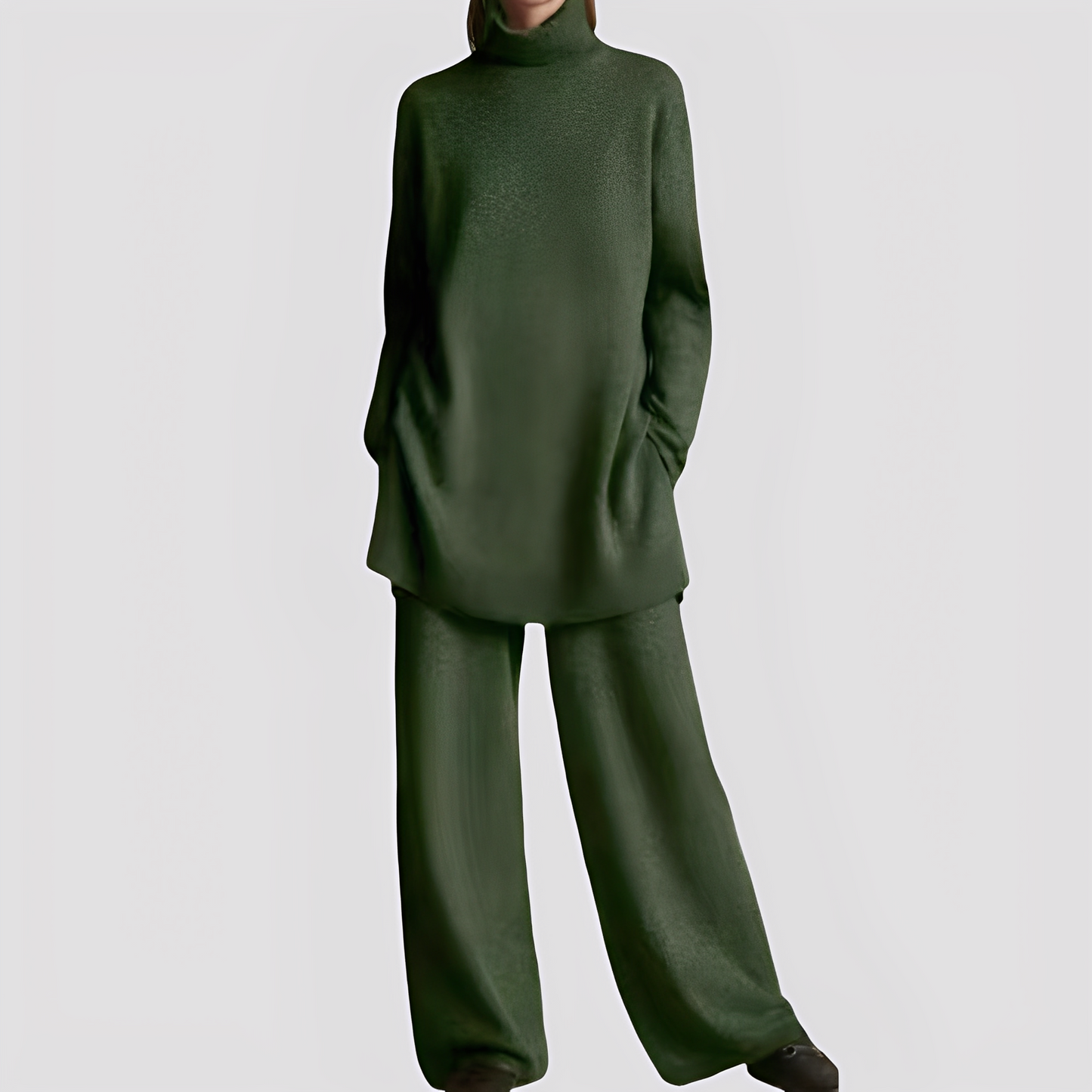 Jessica - Stilvolles Lounge-Set mit Rollkragen für Damen