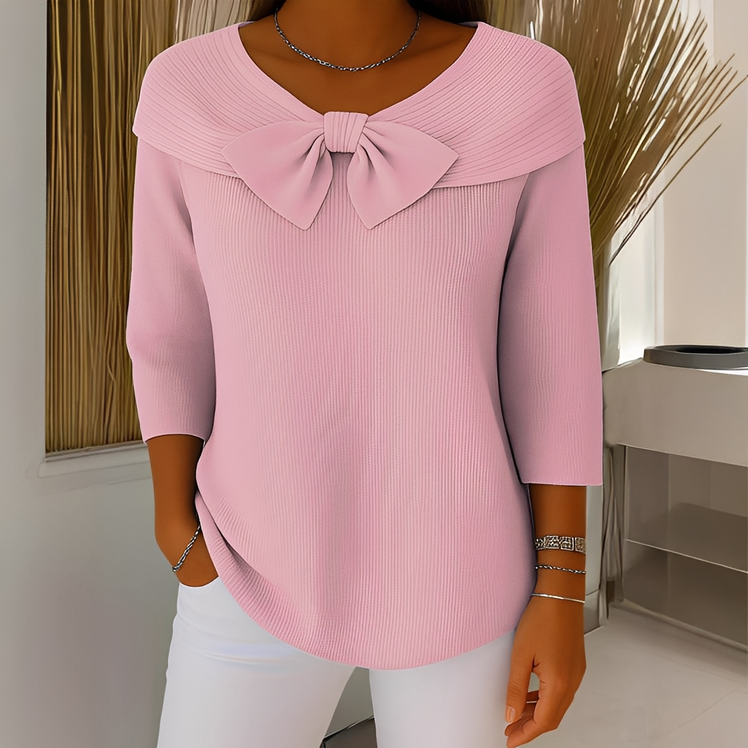 Anina - Eleganter gestrickter Damenpullover