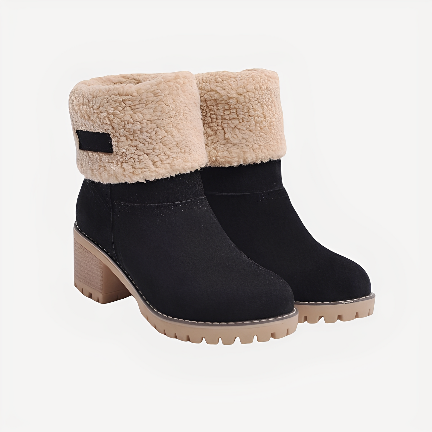 Claudia - Elegante, warme Damen-Winterstiefel mit Absatz