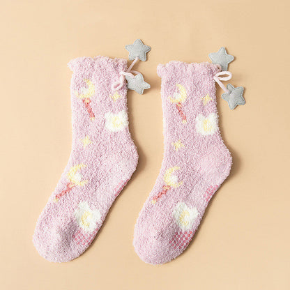 Ramona - Stilvolle, wärmende Fleece-Wintersocken für Damen