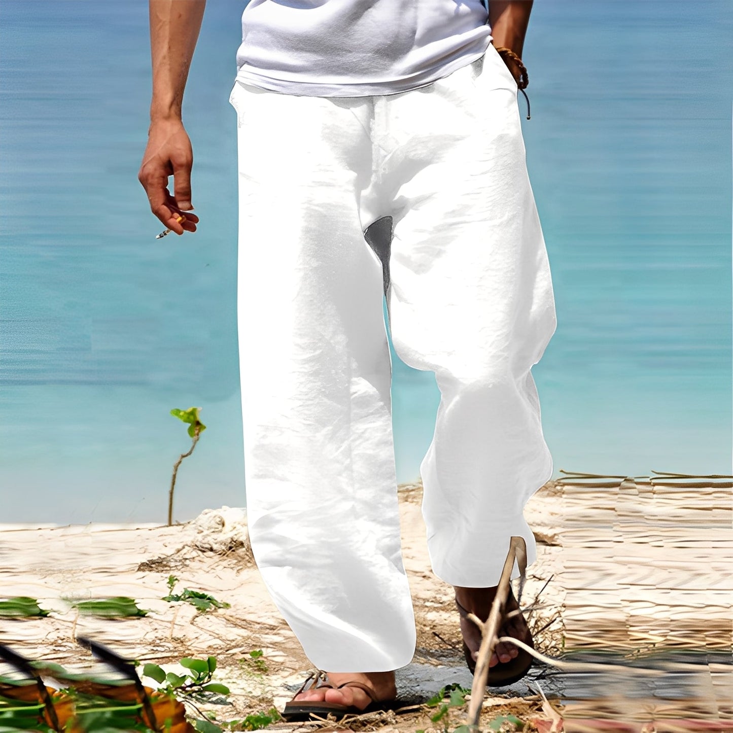 Milan - Komfortable Herren-Leinenhose