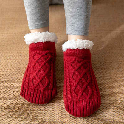 Raquel - Bequeme und rutschfeste Damenplüschsocken für die Winterzeit