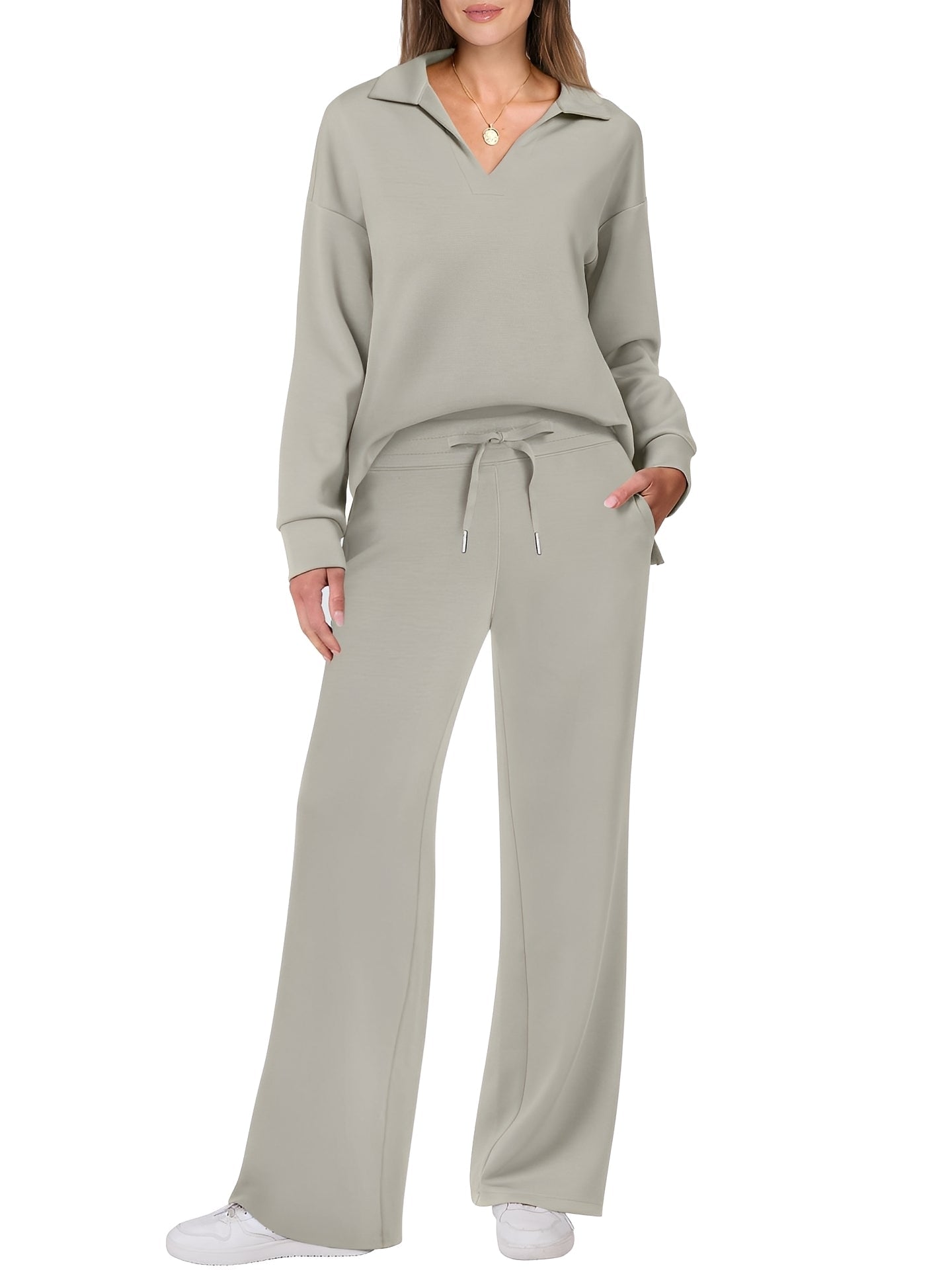 Justina - Komfortables Damen-Set mit Pullover und Hose