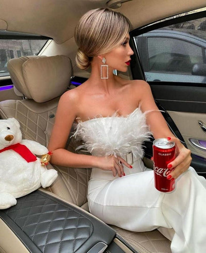 Frola - Elegant Jumpsuit with Corset Top