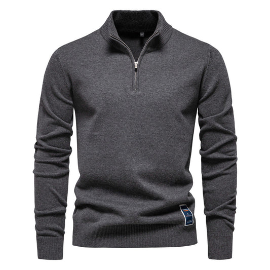 Caelum - Bequemer Slim-Fit-Strickpullover für Herren
