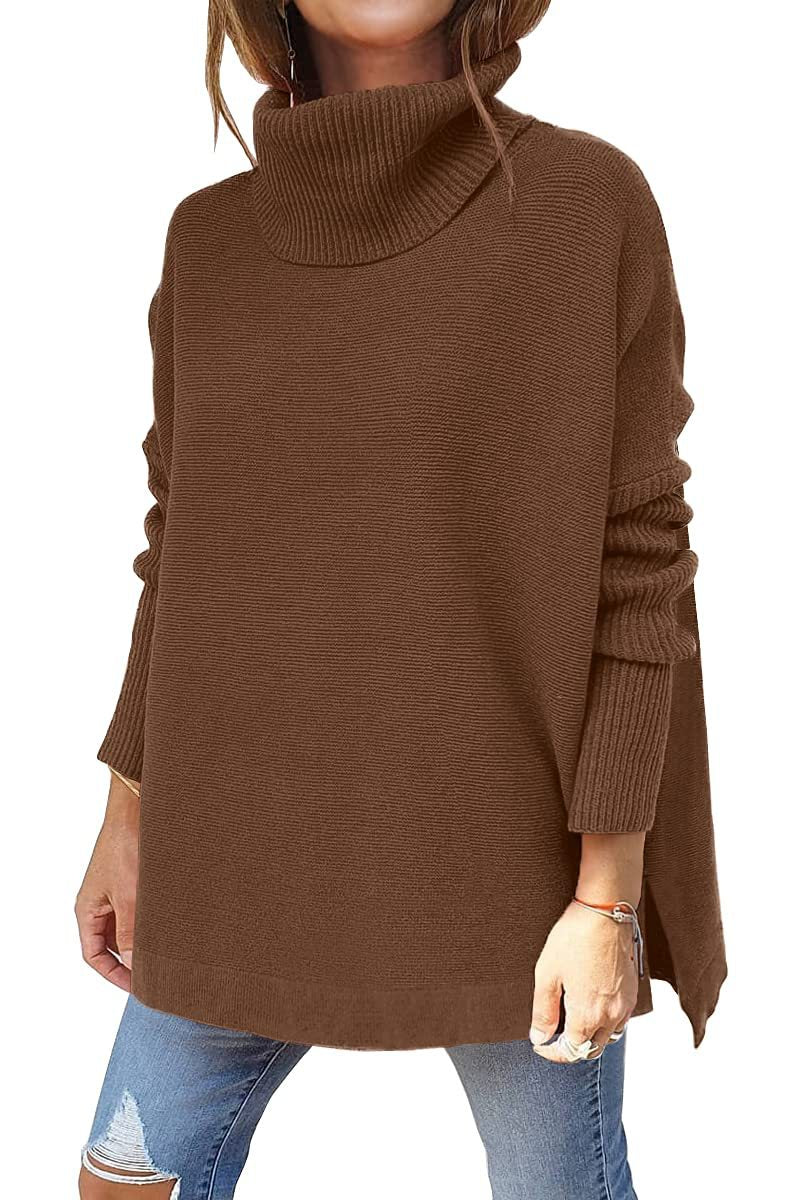 Macey - Damen-Wollpullover mit hohem Kragen für extra Wärme