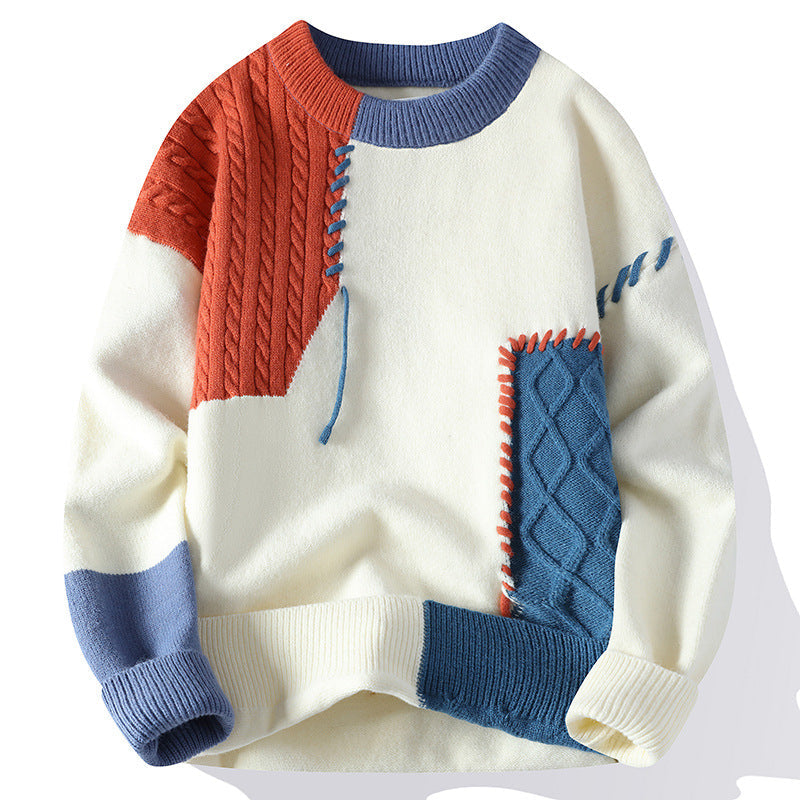 Robert - Bequemer Pullover mit Muster für Herren