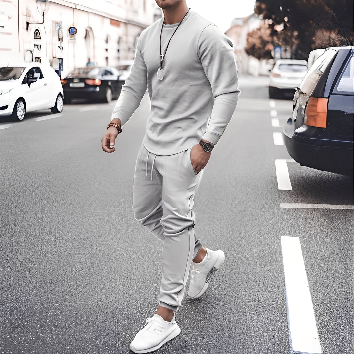Ilyan - Pullover und Hose als neuer Modetrend für Männer
