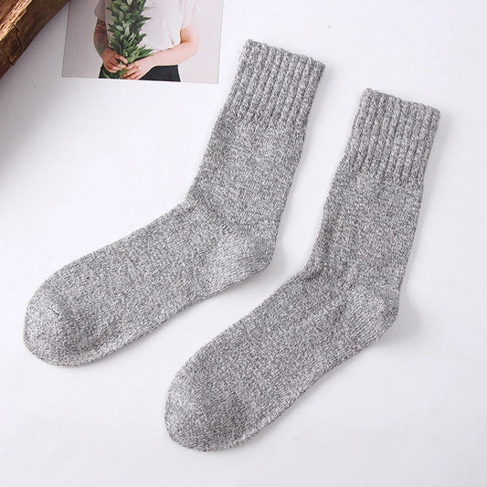 Jason - Kuschelig warme Wollsocken aus Frottee für Männer im Winter