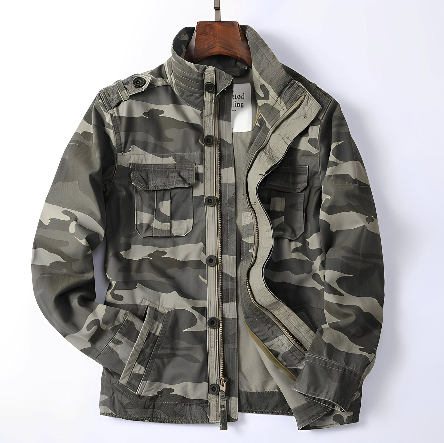 Trenton - Klassische Männer-Jeansjacke mit Taschen