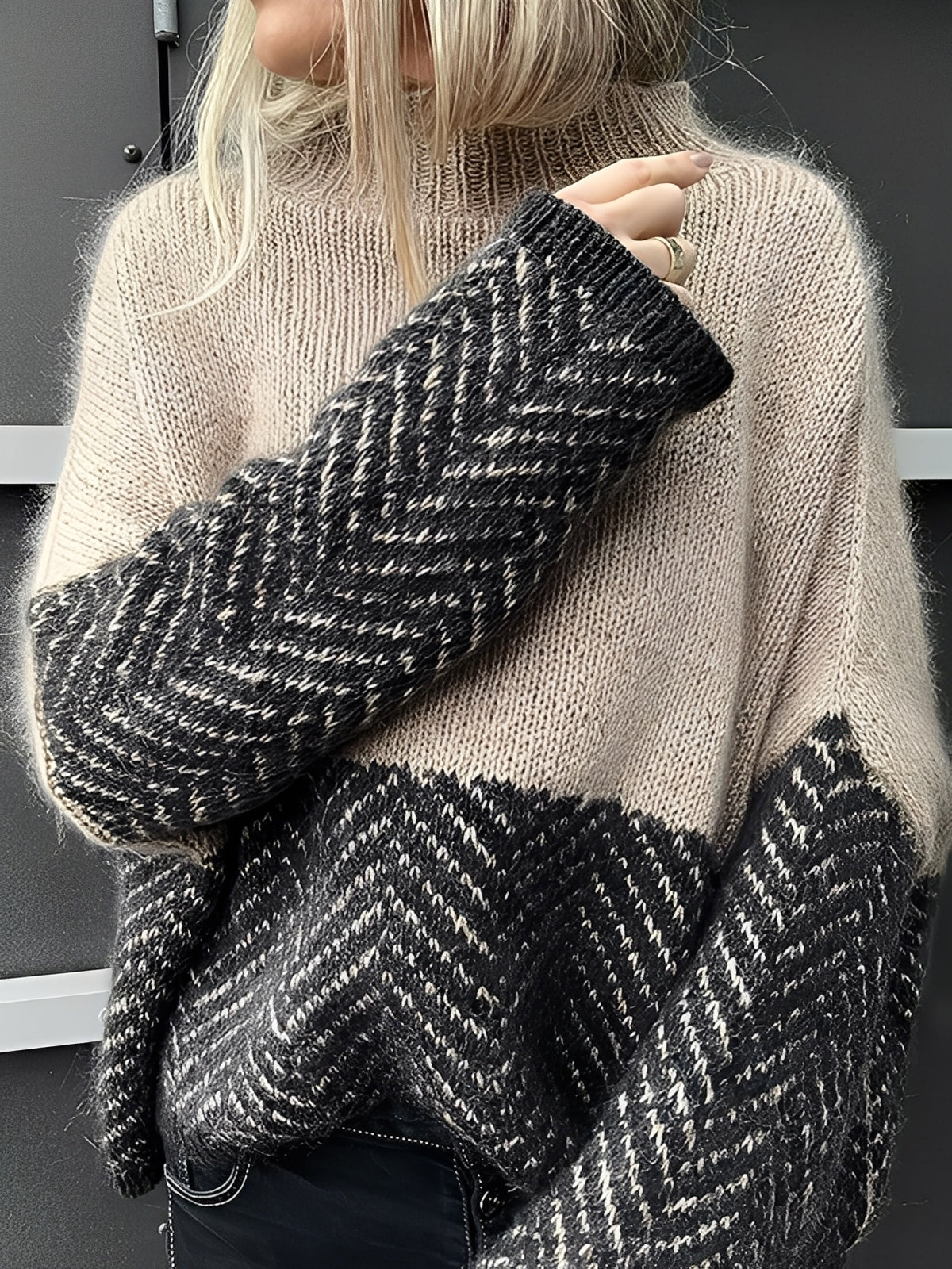 Giselle - Stilvoller, lebendiger Damen-Rollkragenpullover