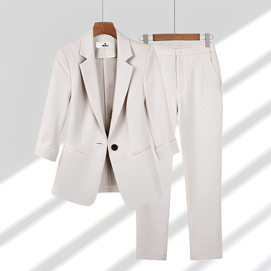 Elouise - Locker sitzendes, elegantes Damen Blazer- und Hosen-Set