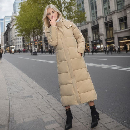 Paris – Weite Winterjacke Lang