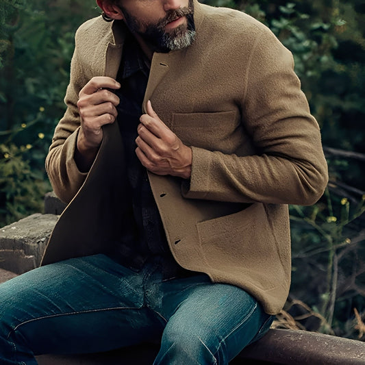 Santiago - Klassische Männerjacke mit Taschen